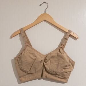 Kindred Bravely Sublime Hands-Free Pumping & Nursing Bra, Latte, Small Busty